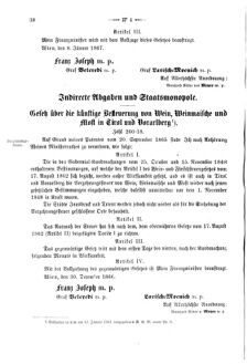 Verordnungsblatt für den Dienstbereich des K.K. Finanzministeriums für die im Reichsrate Vertretenen Königreiche und Länder 18670119 Seite: 2