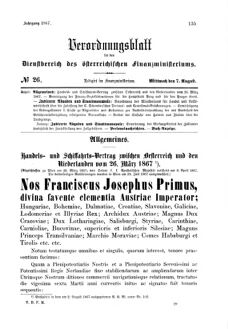 Verordnungsblatt für den Dienstbereich des K.K. Finanzministeriums für die im Reichsrate Vertretenen Königreiche und Länder