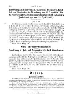 Verordnungsblatt für den Dienstbereich des K.K. Finanzministeriums für die im Reichsrate Vertretenen Königreiche und Länder 18670907 Seite: 2