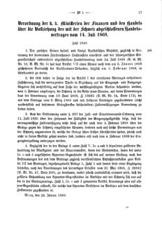 Verordnungsblatt für den Dienstbereich des K.K. Finanzministeriums für die im Reichsrate Vertretenen Königreiche und Länder 18690128 Seite: 11