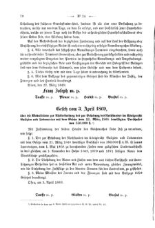 Verordnungsblatt für den Dienstbereich des K.K. Finanzministeriums für die im Reichsrate Vertretenen Königreiche und Länder 18690417 Seite: 2