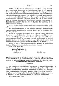 Verordnungsblatt für den Dienstbereich des K.K. Finanzministeriums für die im Reichsrate Vertretenen Königreiche und Länder 18690428 Seite: 3