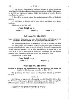 Verordnungsblatt für den Dienstbereich des K.K. Finanzministeriums für die im Reichsrate Vertretenen Königreiche und Länder 18690529 Seite: 2