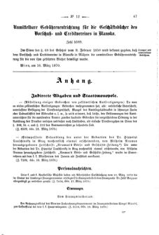 Verordnungsblatt für den Dienstbereich des K.K. Finanzministeriums für die im Reichsrate Vertretenen Königreiche und Länder 18700330 Seite: 3