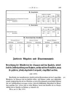 Verordnungsblatt für den Dienstbereich des K.K. Finanzministeriums für die im Reichsrate Vertretenen Königreiche und Länder 18700530 Seite: 7