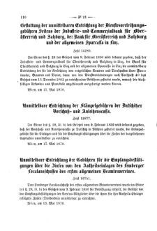 Verordnungsblatt für den Dienstbereich des K.K. Finanzministeriums für die im Reichsrate Vertretenen Königreiche und Länder 18700530 Seite: 8