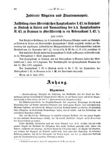 Verordnungsblatt für den Dienstbereich des K.K. Finanzministeriums für die im Reichsrate Vertretenen Königreiche und Länder 18710620 Seite: 2