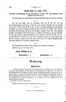 Verordnungsblatt für den Dienstbereich des K.K. Finanzministeriums für die im Reichsrate Vertretenen Königreiche und Länder 18710629 Seite: 2