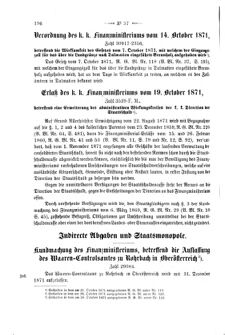 Verordnungsblatt für den Dienstbereich des K.K. Finanzministeriums für die im Reichsrate Vertretenen Königreiche und Länder 18711028 Seite: 2