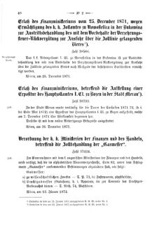 Verordnungsblatt für den Dienstbereich des K.K. Finanzministeriums für die im Reichsrate Vertretenen Königreiche und Länder 18720119 Seite: 2