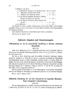 Verordnungsblatt für den Dienstbereich des K.K. Finanzministeriums für die im Reichsrate Vertretenen Königreiche und Länder 18720129 Seite: 2