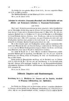 Verordnungsblatt für den Dienstbereich des K.K. Finanzministeriums für die im Reichsrate Vertretenen Königreiche und Länder 18720201 Seite: 2