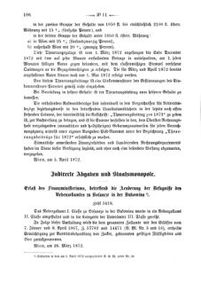 Verordnungsblatt für den Dienstbereich des K.K. Finanzministeriums für die im Reichsrate Vertretenen Königreiche und Länder 18720409 Seite: 2