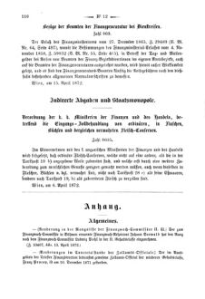 Verordnungsblatt für den Dienstbereich des K.K. Finanzministeriums für die im Reichsrate Vertretenen Königreiche und Länder 18720419 Seite: 2