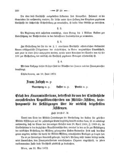 Verordnungsblatt für den Dienstbereich des K.K. Finanzministeriums für die im Reichsrate Vertretenen Königreiche und Länder 18720616 Seite: 2