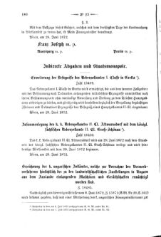 Verordnungsblatt für den Dienstbereich des K.K. Finanzministeriums für die im Reichsrate Vertretenen Königreiche und Länder 18720719 Seite: 2