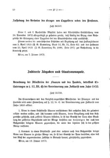 Verordnungsblatt für den Dienstbereich des K.K. Finanzministeriums für die im Reichsrate Vertretenen Königreiche und Länder 18730126 Seite: 2