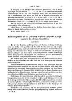 Verordnungsblatt für den Dienstbereich des K.K. Finanzministeriums für die im Reichsrate Vertretenen Königreiche und Länder 18730205 Seite: 9