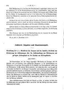 Verordnungsblatt für den Dienstbereich des K.K. Finanzministeriums für die im Reichsrate Vertretenen Königreiche und Länder 18730927 Seite: 2