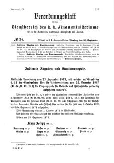 Verordnungsblatt für den Dienstbereich des K.K. Finanzministeriums für die im Reichsrate Vertretenen Königreiche und Länder