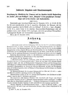 Verordnungsblatt für den Dienstbereich des K.K. Finanzministeriums für die im Reichsrate Vertretenen Königreiche und Länder 18731219 Seite: 2