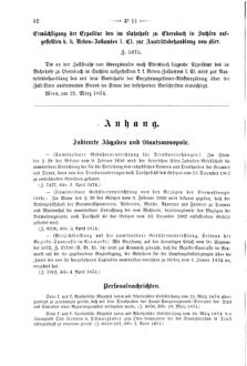 Verordnungsblatt für den Dienstbereich des K.K. Finanzministeriums für die im Reichsrate Vertretenen Königreiche und Länder 18740410 Seite: 2