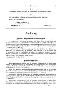 Verordnungsblatt für den Dienstbereich des K.K. Finanzministeriums für die im Reichsrate Vertretenen Königreiche und Länder 18750531 Seite: 3