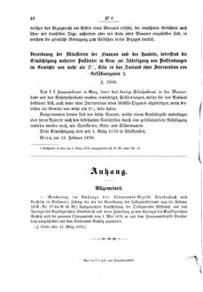 Verordnungsblatt für den Dienstbereich des K.K. Finanzministeriums für die im Reichsrate Vertretenen Königreiche und Länder 18760321 Seite: 12