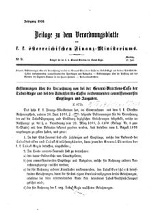 Verordnungsblatt für den Dienstbereich des K.K. Finanzministeriums für die im Reichsrate Vertretenen Königreiche und Länder