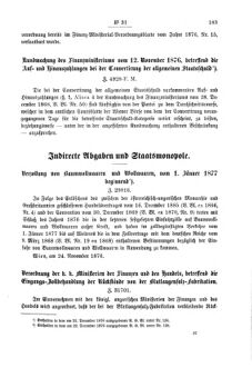 Verordnungsblatt für den Dienstbereich des K.K. Finanzministeriums für die im Reichsrate Vertretenen Königreiche und Länder 18761223 Seite: 3