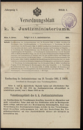 Verordnungsblatt des K.K. Justizministeriums