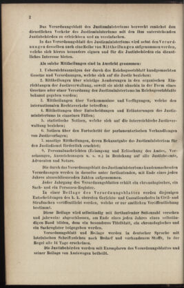 Verordnungsblatt des K.K. Justizministeriums 18850105 Seite: 2