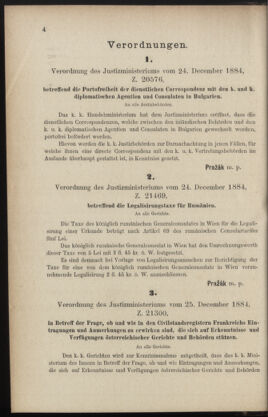 Verordnungsblatt des K.K. Justizministeriums 18850105 Seite: 4