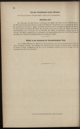 Verordnungsblatt des K.K. Justizministeriums 18850408 Seite: 8