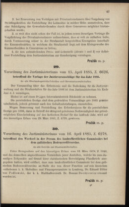 Verordnungsblatt des K.K. Justizministeriums 18850420 Seite: 3