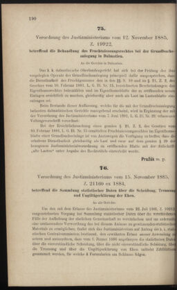 Verordnungsblatt des K.K. Justizministeriums 18851121 Seite: 2