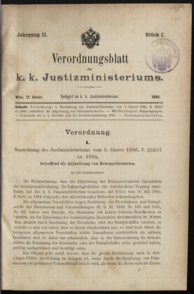 Verordnungsblatt des K.K. Justizministeriums