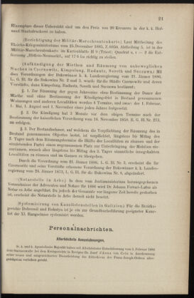 Verordnungsblatt des K.K. Justizministeriums 18860213 Seite: 5