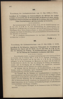 Verordnungsblatt des K.K. Justizministeriums 18860524 Seite: 2