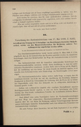 Verordnungsblatt des K.K. Justizministeriums 18860524 Seite: 6