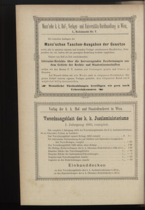 Verordnungsblatt des K.K. Justizministeriums 18860623 Seite: 8