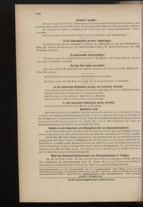 Verordnungsblatt des K.K. Justizministeriums 18860710 Seite: 6