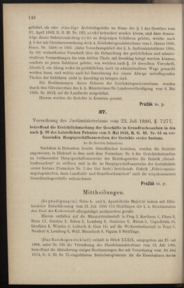 Verordnungsblatt des K.K. Justizministeriums 18860813 Seite: 2