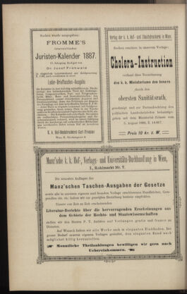 Verordnungsblatt des K.K. Justizministeriums 18860825 Seite: 8