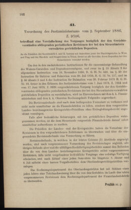 Verordnungsblatt des K.K. Justizministeriums 18860907 Seite: 4