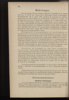 Verordnungsblatt des K.K. Justizministeriums 18860907 Seite: 6