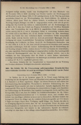 Verordnungsblatt des K.K. Justizministeriums 18861228 Seite: 213