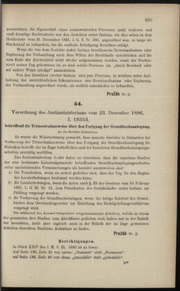 Verordnungsblatt des K.K. Justizministeriums 18861228 Seite: 3