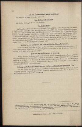 Verordnungsblatt des K.K. Justizministeriums 18870113 Seite: 10