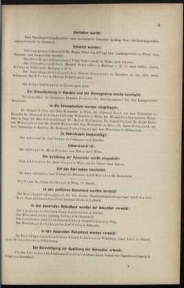 Verordnungsblatt des K.K. Justizministeriums 18870113 Seite: 9